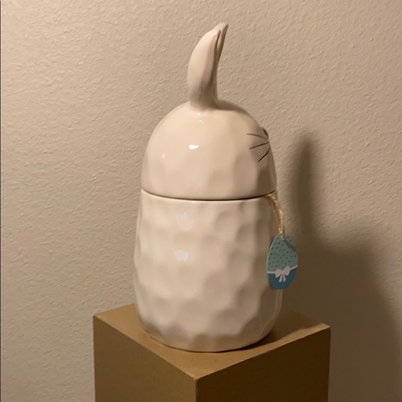 Whimsical Cupboard Bunny 🐰 Canister/Cookie Jar - Picture 2 of 8